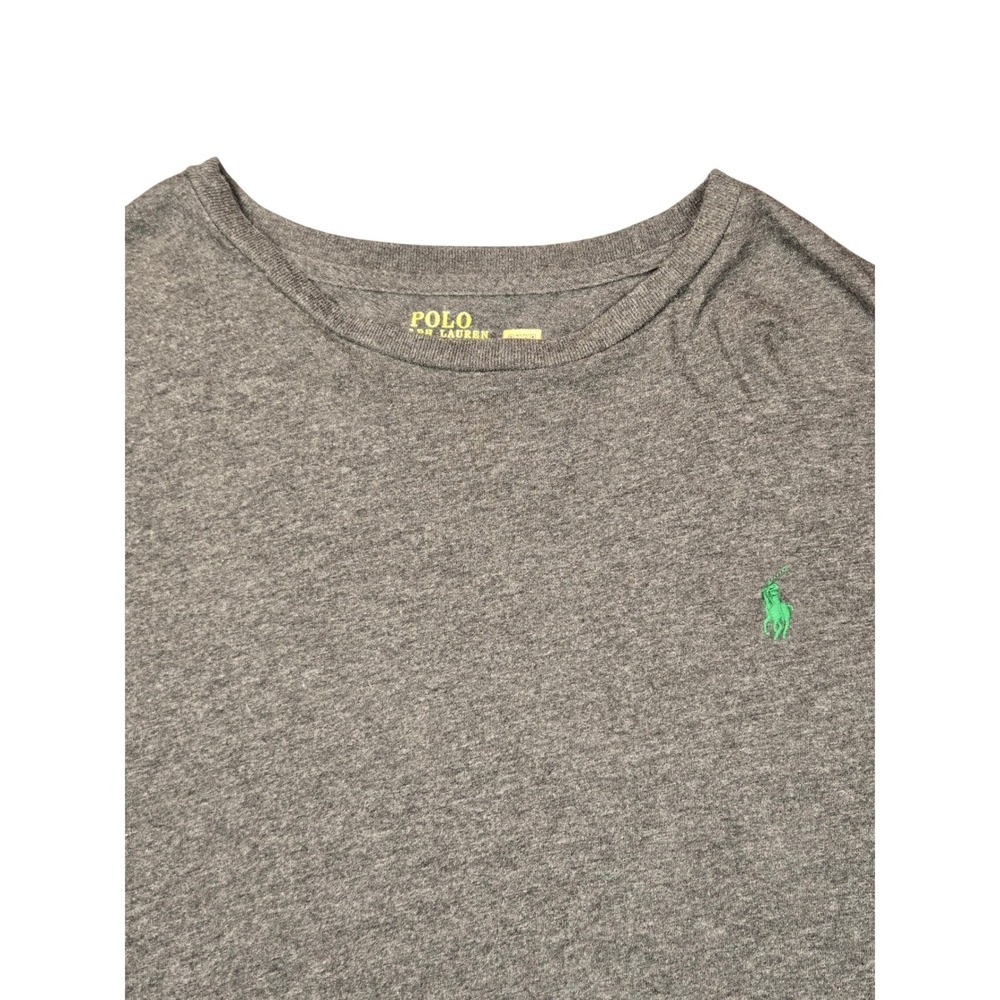 Polo Ralph Lauren Men's Gray Long Sleeve Classic Fit T-Shirt Pony Logo Size‎ L - Picture 2 of 13
